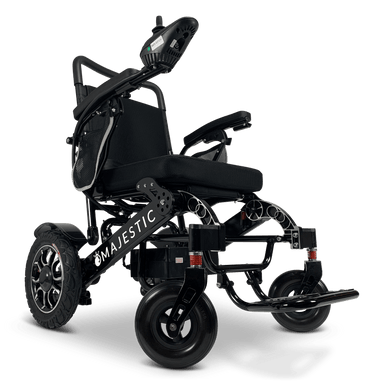 ComfyGo Majestic IQ-7000 Wheelchair in black, underview