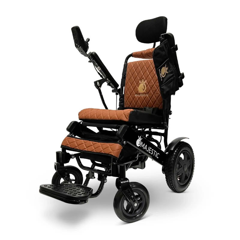 ComfyGo Majestic IQ-9000 Wheelchair in black, Taba seat