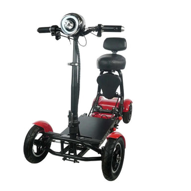ComfyGo MS-3000 Foldable Scooter in red, standard