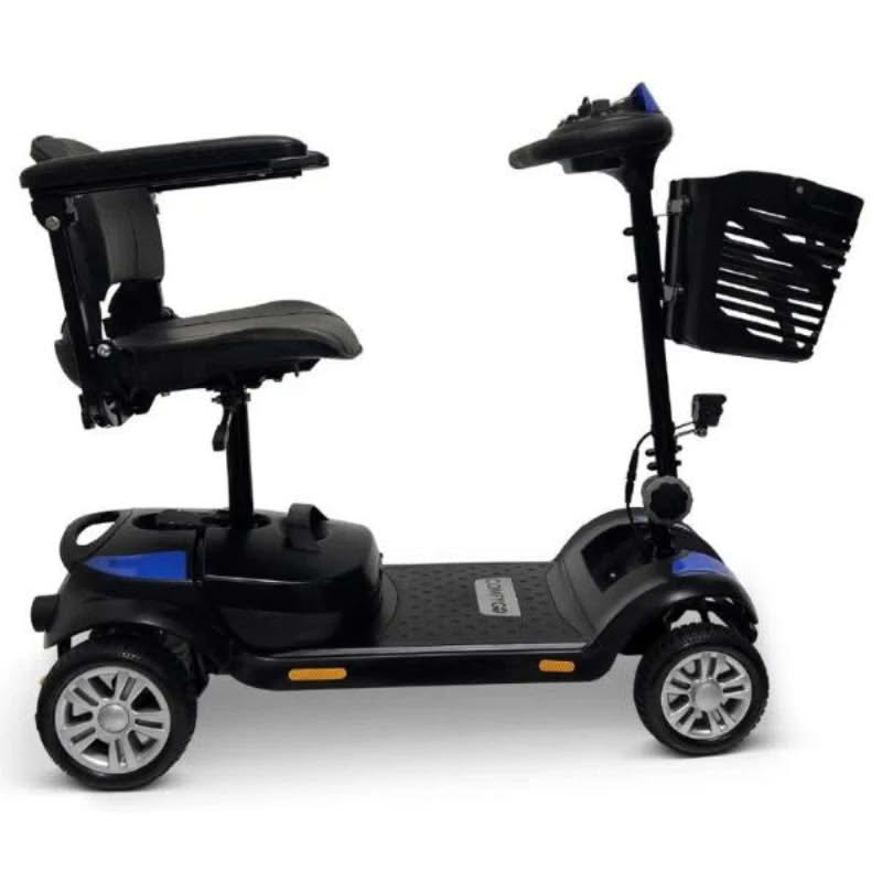 ComfyGo Z-4 Mobility Scooter in blue, rightside view