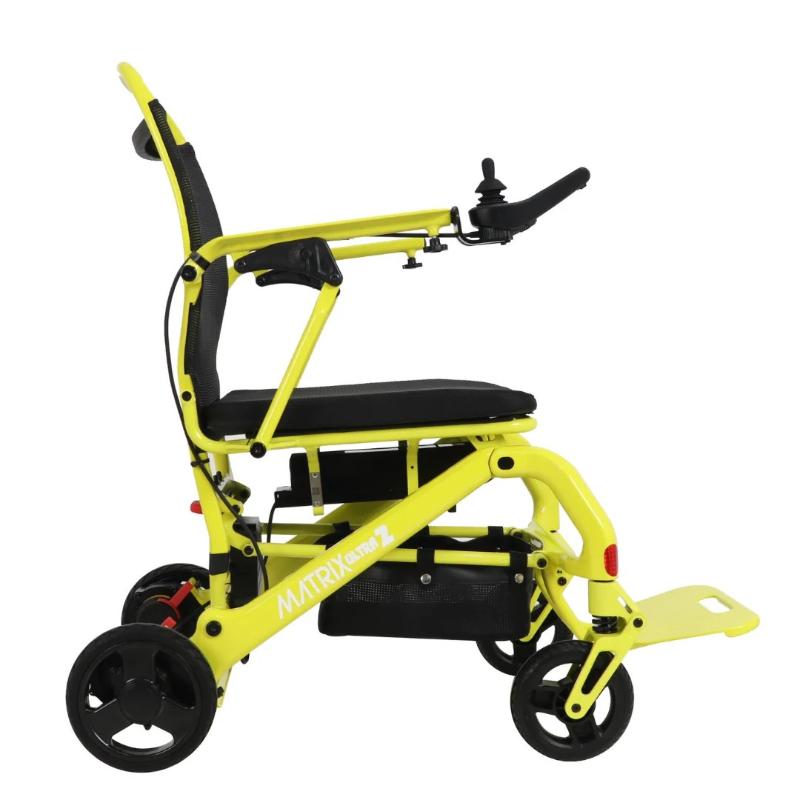 Matrix Ultra 2 Wheelchair in yellow, rightside view