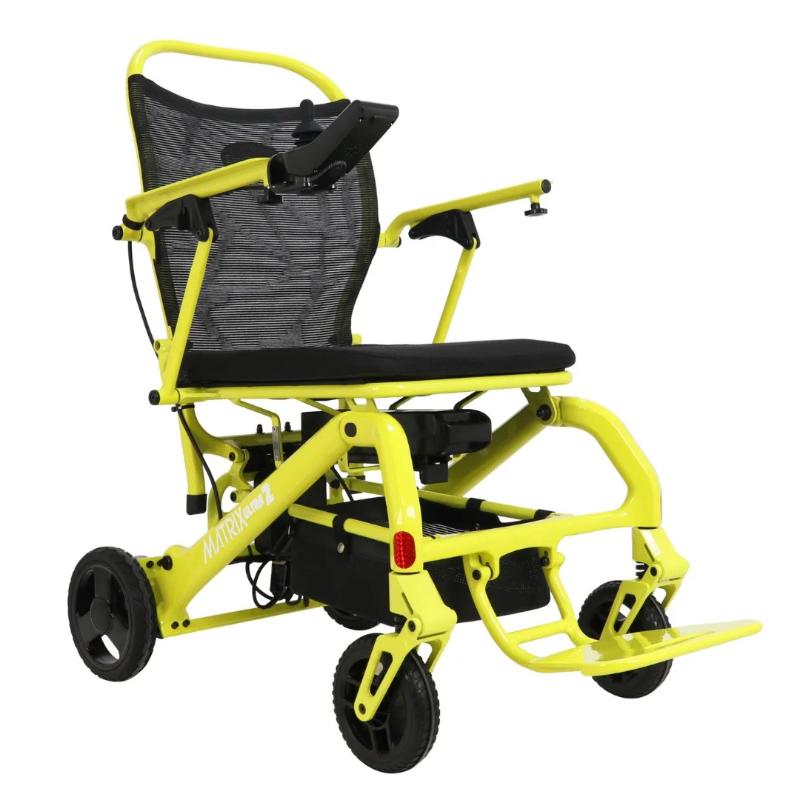 Matrix Ultra 2 Wheelchair in yellow, front right view