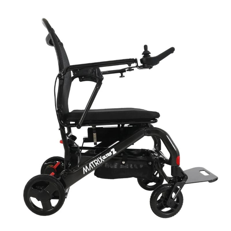 Matrix Ultra 2 Wheelchair in black, rightside view