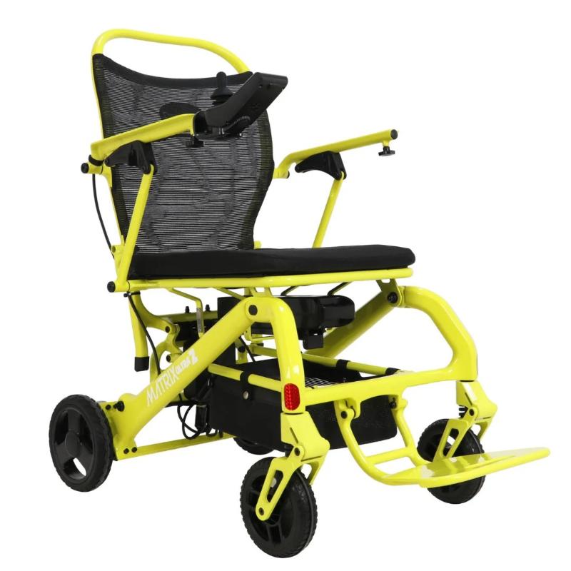 Matrix Ultra 2 Wheelchair in yellow, front right view