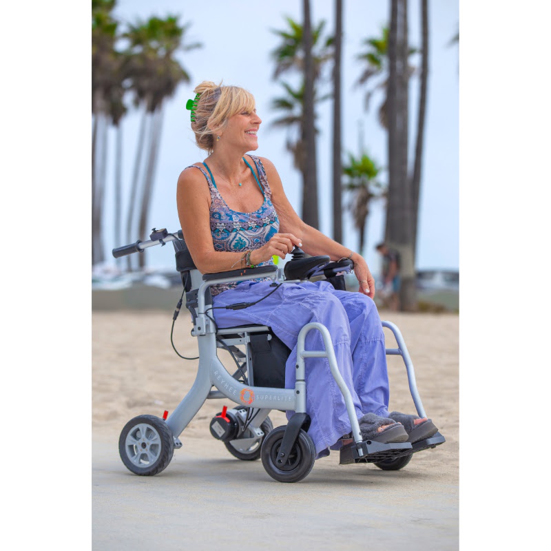 Reyhee Superlite Folding Electric Wheelchair and Rollator