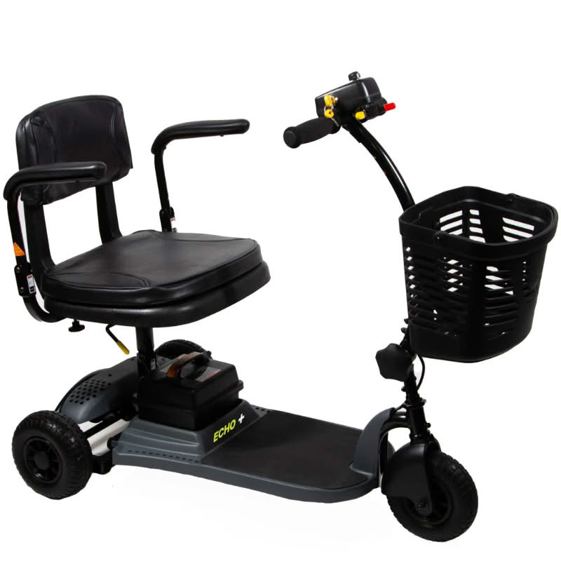 Echo Plus 3-Wheel Mobility Scooter, front right view