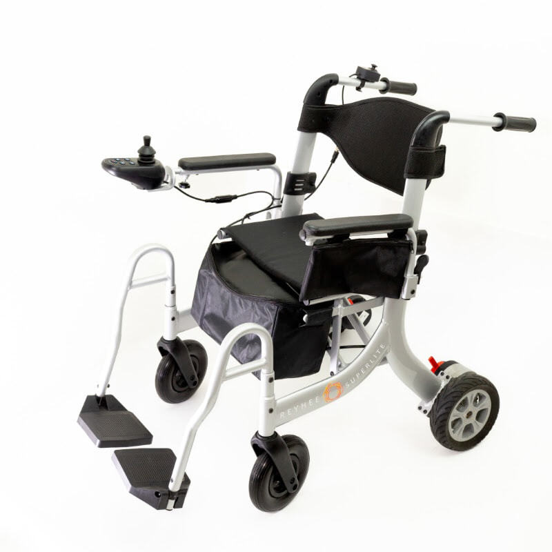 Reyhee Superlite Folding Electric Wheelchair and Rollator
