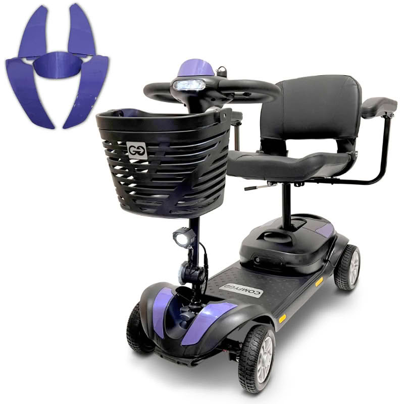 ComfyGo Z-4 Mobility Scooter in blue