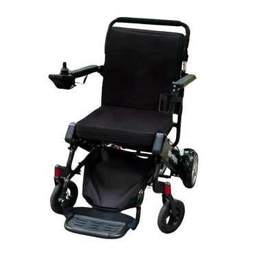 Air Hawk Foldable Electric Wheelchair in black