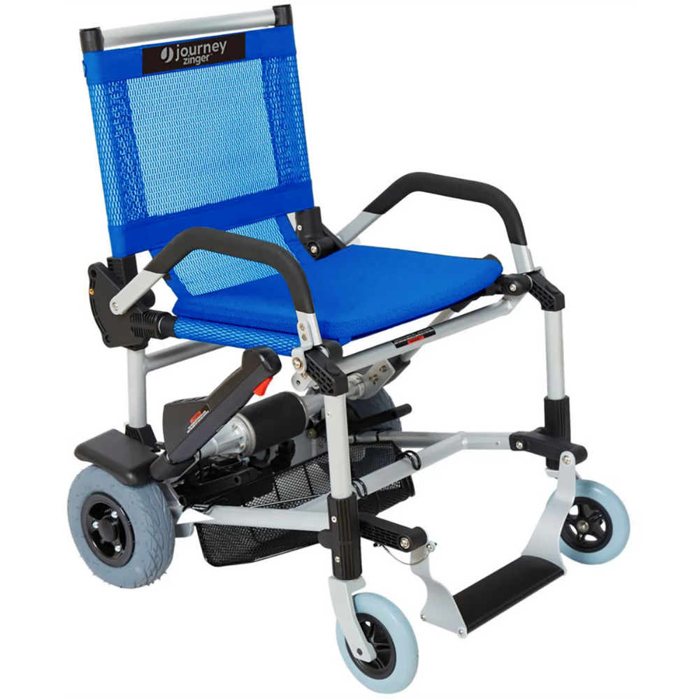 Journey Health Zinger Lightweight Folding Power Wheelchair