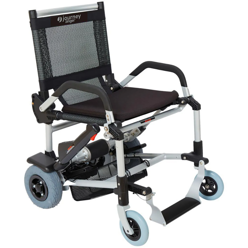Journey Health Zinger Lightweight Folding Power Wheelchair