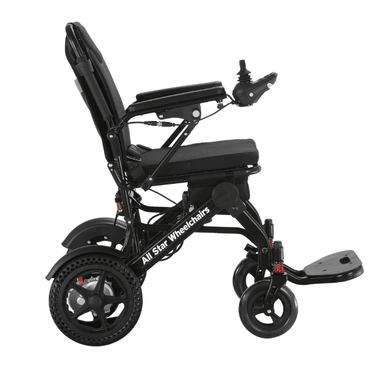 Right side view of the Featherweight Electric Wheelchair