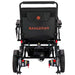 Black electric wheelchair with 'Bangeran' branding on a white background
