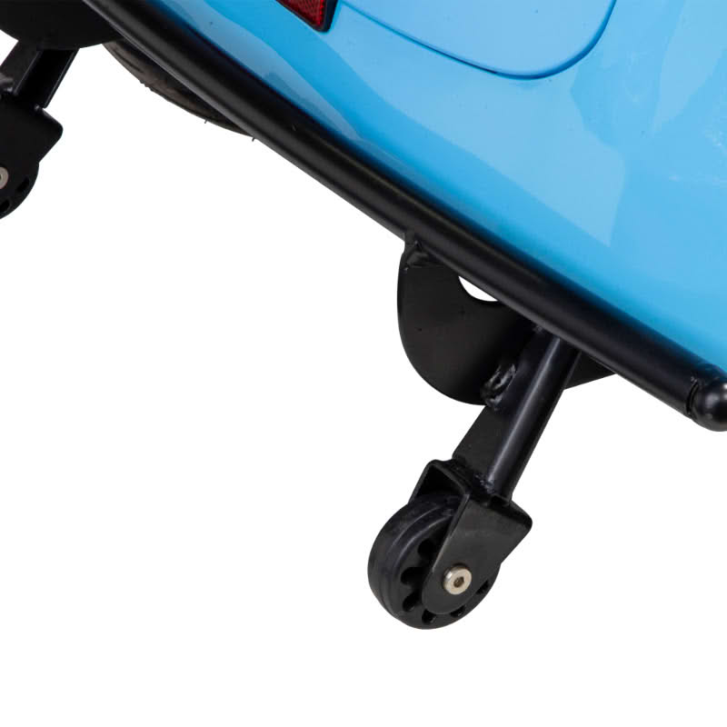 Elite 3-Wheel Scooter in blue, anti-tip wheels