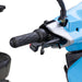Elite 3-Wheel Scooter in blue, hand brake, right side