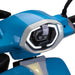 Elite 3-Wheel Scooter in blue, headlight 