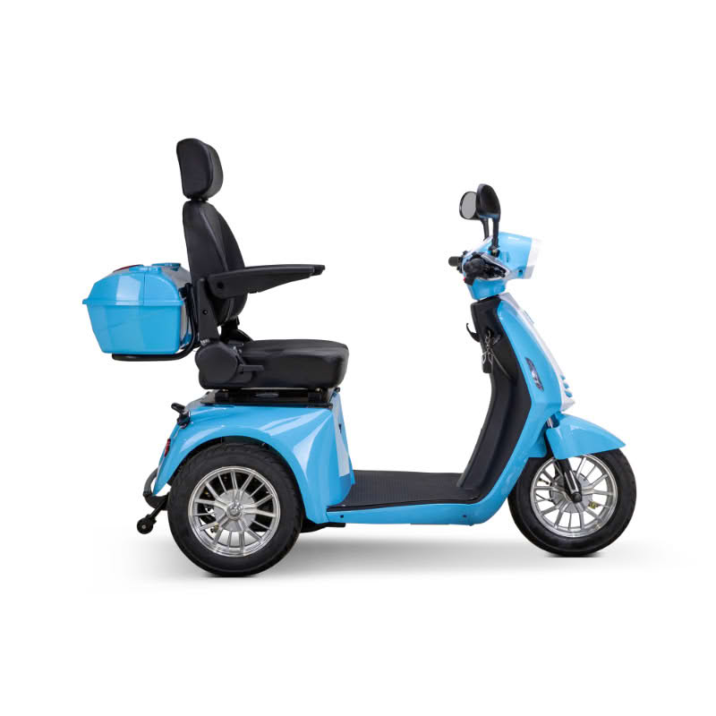 Elite 3-Wheel Scooter in blue, right sideview