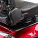 Platinum 4-Wheel Scooter in red with adjustable captains chair