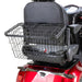 Platinum 4-Wheel Scooter in red with rear wire basket