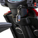 Platinum 4-Wheel Scooter in red, close up of tiller