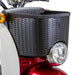 Supreme 3-Wheel Scooter in red and white, front basket and headlight