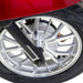 Supreme 3-Wheel Scooter in red and white, chrome front wheel