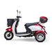 Supreme 3-Wheel Scooter in red and white, left sideview