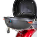 Supreme 3-Wheel Scooter in red and white, rear lockable storage open