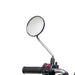 Supreme 3-Wheel Scooter in red and white, rearview mirror