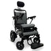ComfyGo Majestic IQ-9000 Wheelchair in black, gray seat