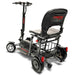 ComfyGo MS-5000 Mobility Scooter in gray, back left view