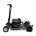 ComfyGo MS-5000 Mobility Scooter in gray, seat folded down