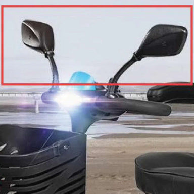 ComfyGo Z4 Custom Mobility Mirrors