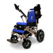 Majestic IQ-8000 Lightweight Wheelchair in bronze, blue seat
