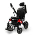 ComfyGo Majestic IQ-9000 Wheelchair in black and red, standard