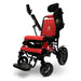 ComfyGo Majestic IQ-9000 Wheelchair in black and red, red seat