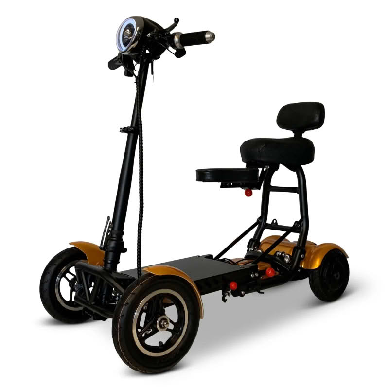 ComfyGo MS-3000 Foldable Scooter in gold, standard