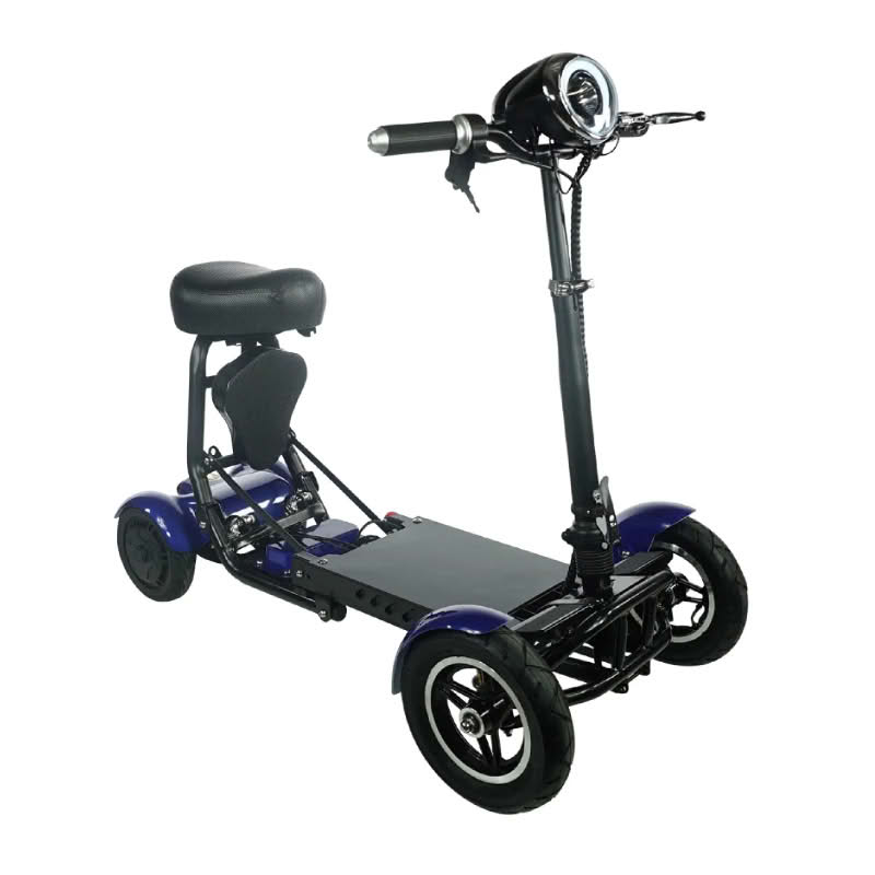 ComfyGo MS-3000 Foldable Scooter in blue, standard