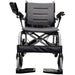 ComfyGo X-7 Lightweight Wheelchair in silver, front view