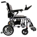 ComfyGo X-7 Lightweight Wheelchair in silver, right sideview