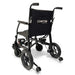 ComfyGo X-Lite Ultra Electric Wheelchair in black, back left view