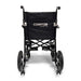 ComfyGo X-Lite Ultra Electric Wheelchair in black, back view
