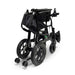 ComfyGo X-Lite Ultra Electric Wheelchair in black, folded view