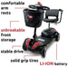 ComfyGo Z-4 Mobility Scooter in red, LI-ION Battery