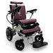 Majestic IQ-8000 Lightweight Wheelchair in silver, purple seat