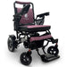 ComfyGo Majestic IQ-7000 Wheelchair in black, purple seat