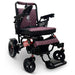 ComfyGo Majestic IQ-7000 Wheelchair in black and red, purple seat
