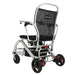 Matrix Ultra 2 Wheelchair in silver, back left view