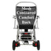 Matrix Ultra 2 Wheelchair in silver, mesh contoured back