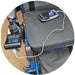 Matrix Ultra 2 Wheelchair in blue, charging station